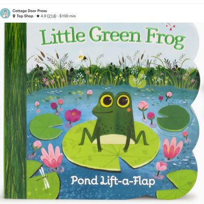 Little Green Frog Lift-A-Flap Board Book