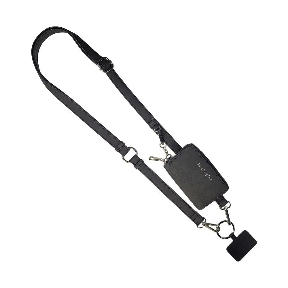 STG Clip &amp; Go Strap with Pouch Vegan Leather Collection, Color: Black Pouch