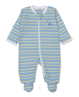 Dino Delight Footie  w/Zip-Stripe