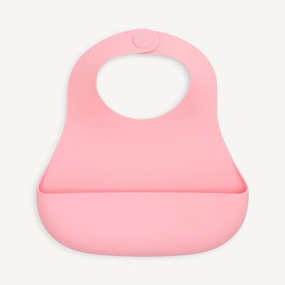 Magnetic Silicone Bib-Pink
