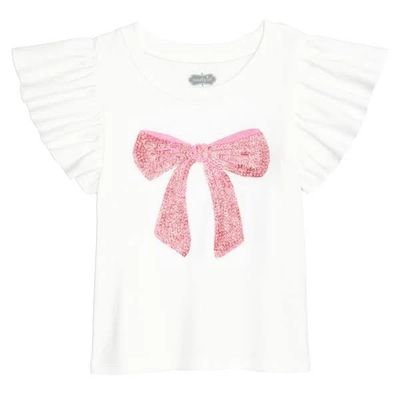 Dance Ruffle Tees Bow