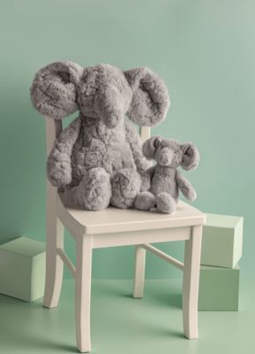 Mama and Baby Elephant Plush