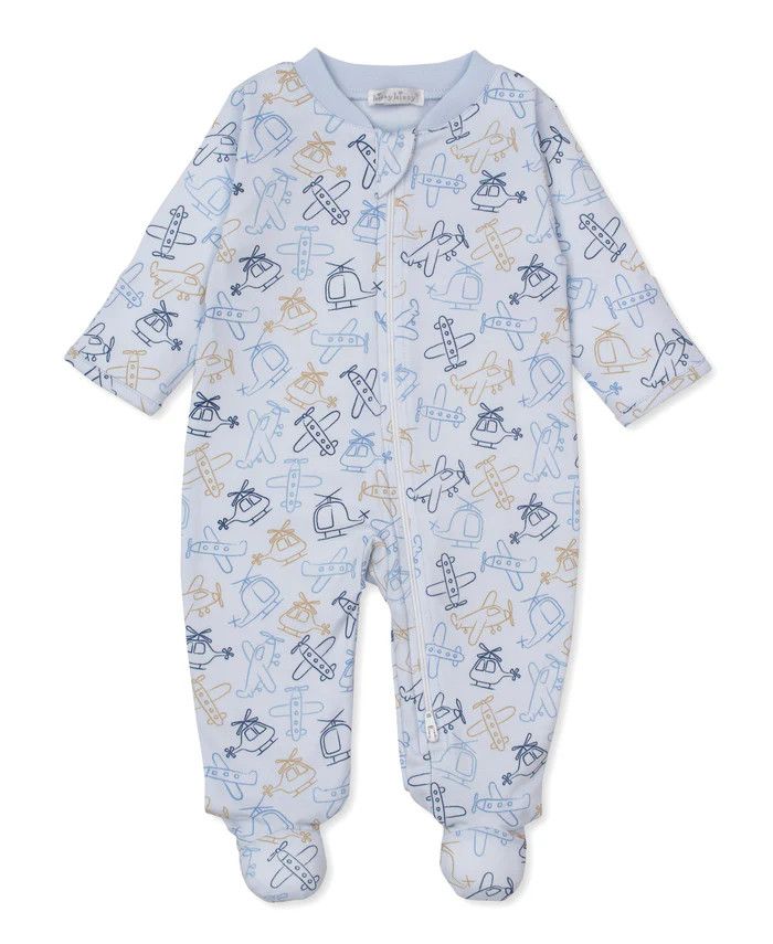 PJ's Air Travel Footie w/Zip Prt, Size: 0-3 Mths