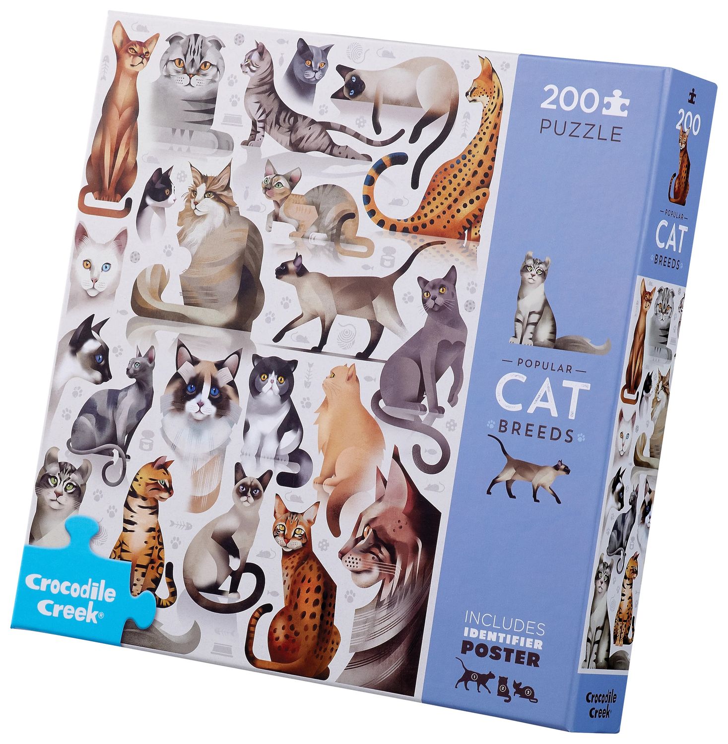 200-pc Cat Breeds Puzzle