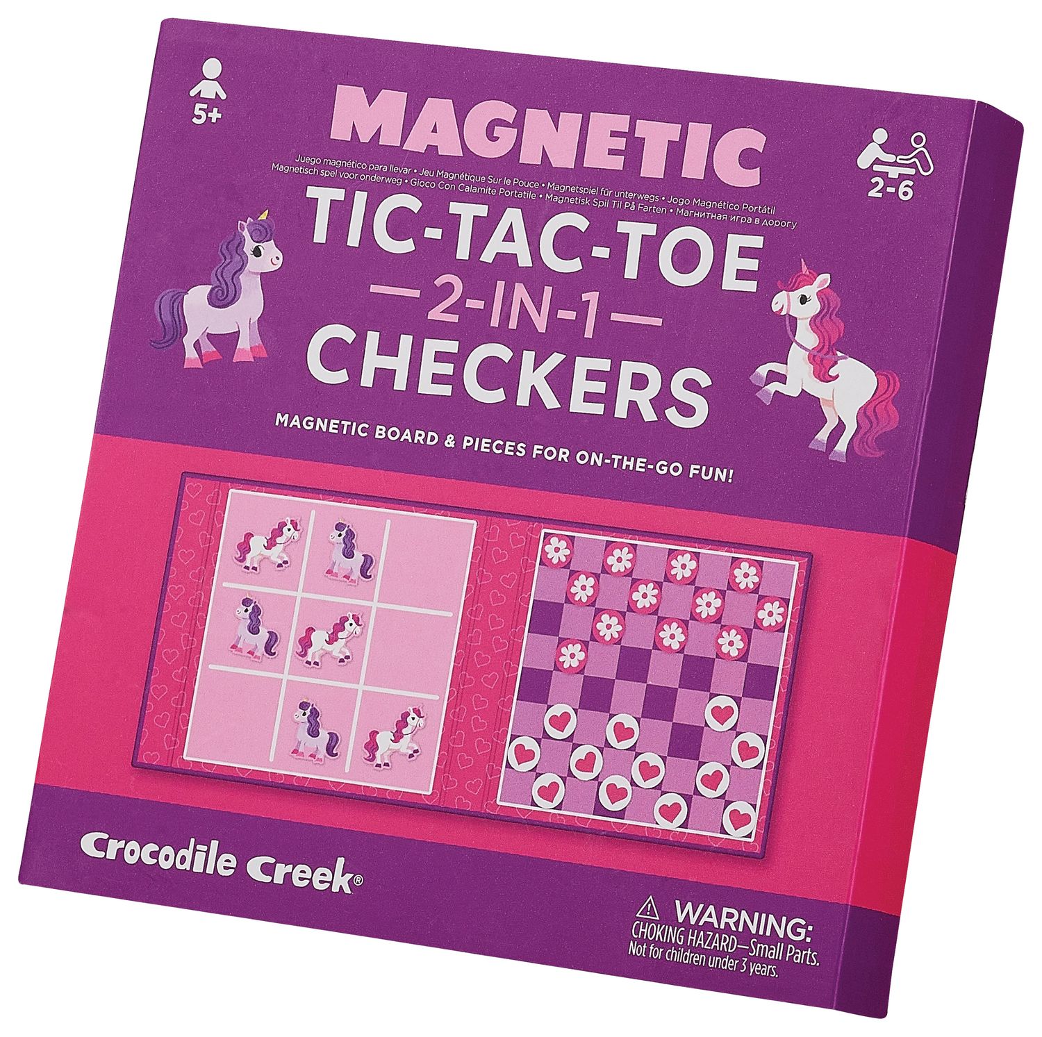 Magnetic Games - TicTacToe/Checkers Unicorn