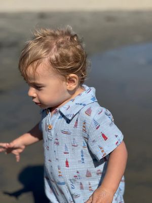 Finley Romper Lighthouses