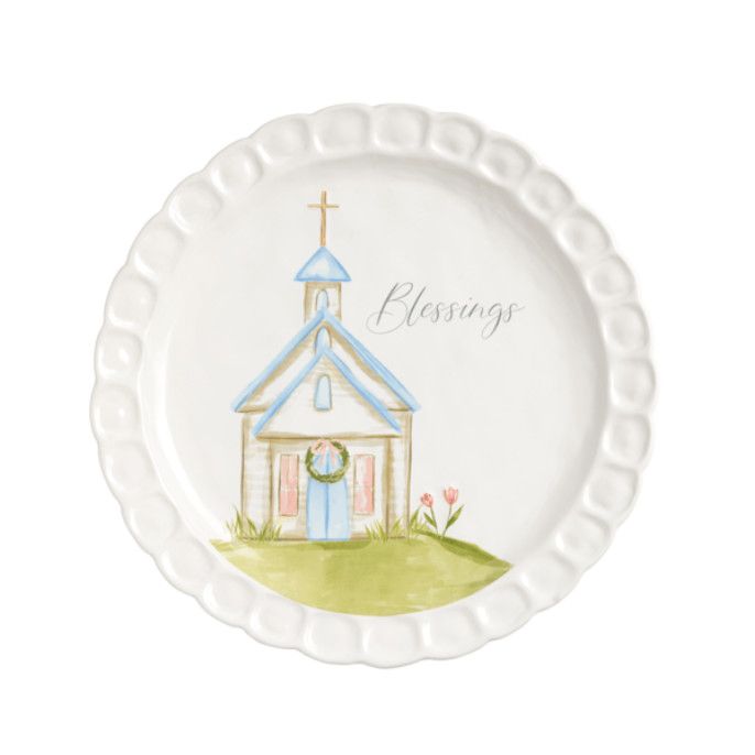 Church Blessing Platter