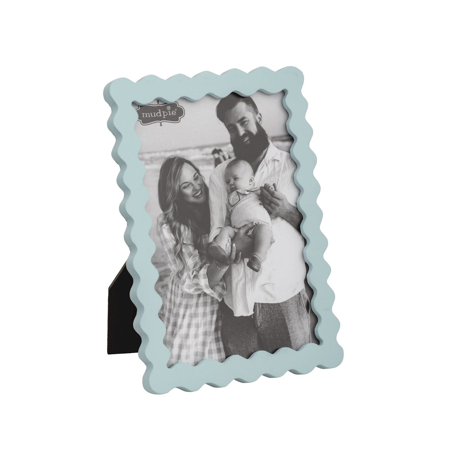 Rectangle Blue Wood Frame