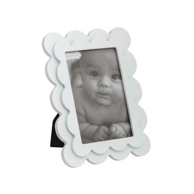 White Layered Wood Frame