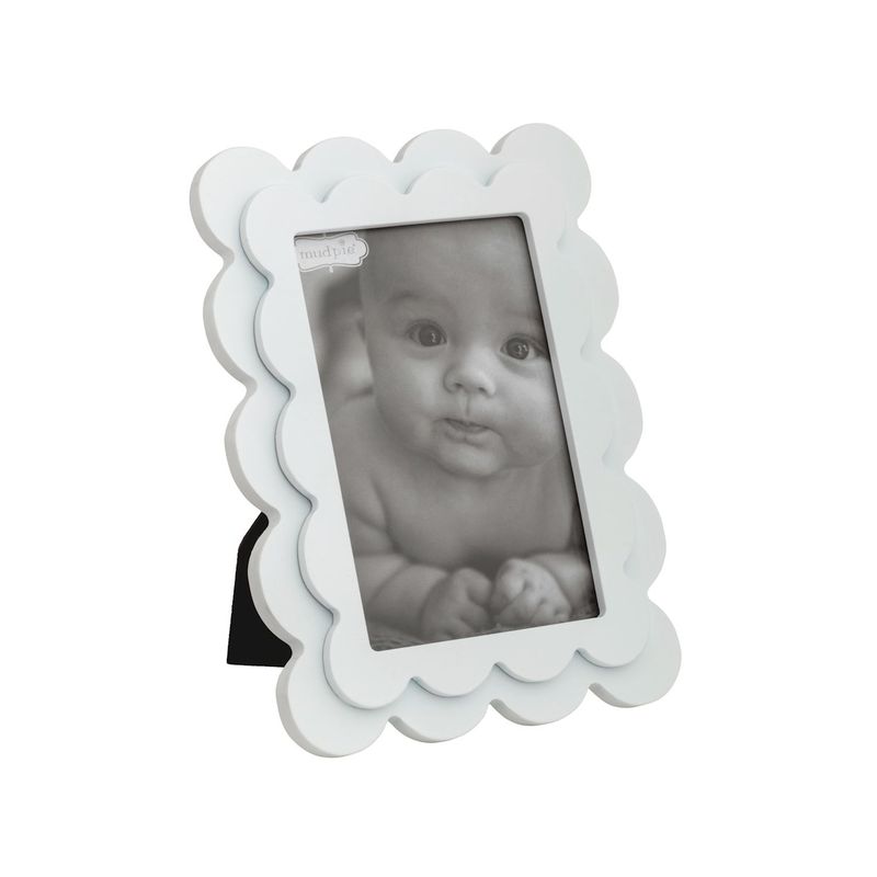 White Layered Wood Frame