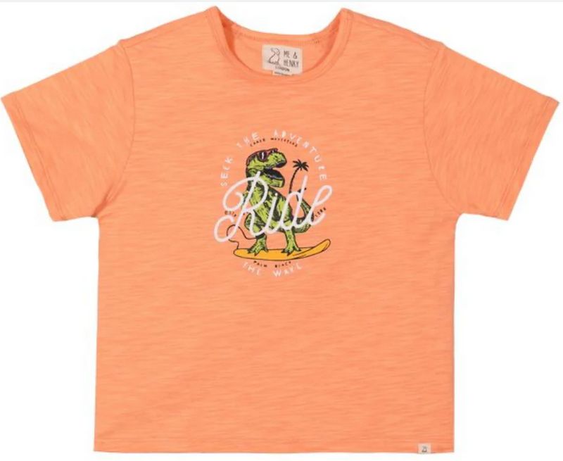 Falmouth Printed Baby Tee - Dinosaur