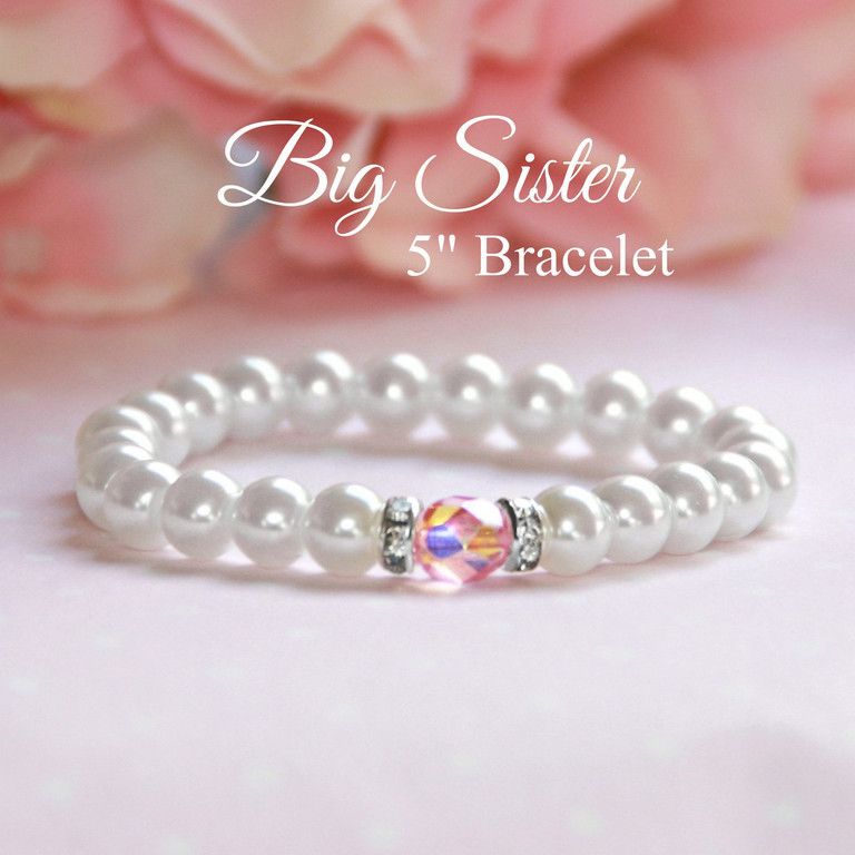 5" Big Sis Pearl w/ Pink Bracelet CJ 186