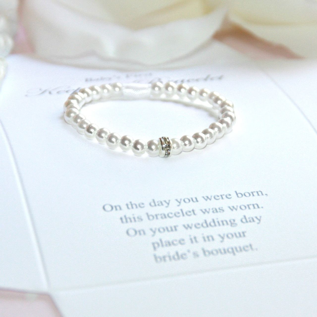 First Bracelet/Bride Keepsake Infant First Bracelet-CJ 534