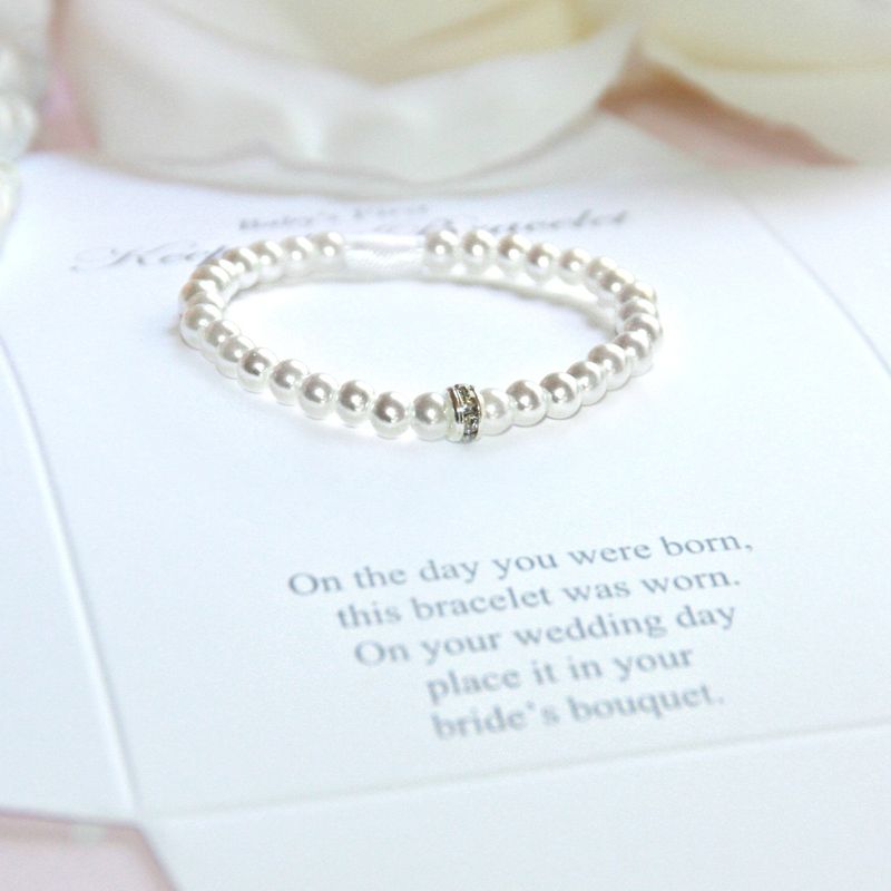 First Bracelet/Bride Keepsake Infant First Bracelet-CJ 534