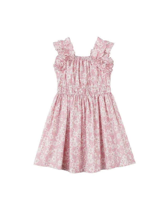 Doris Dress-Pink Large Floral