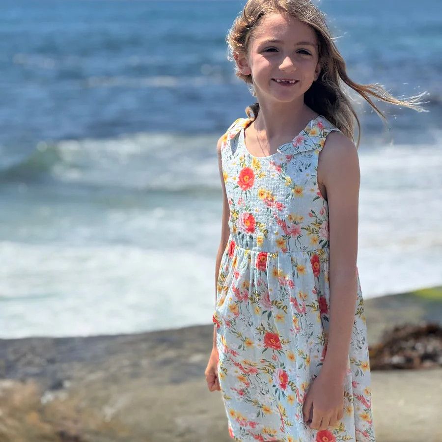 Emma Dress Retro Roses, Size: 2