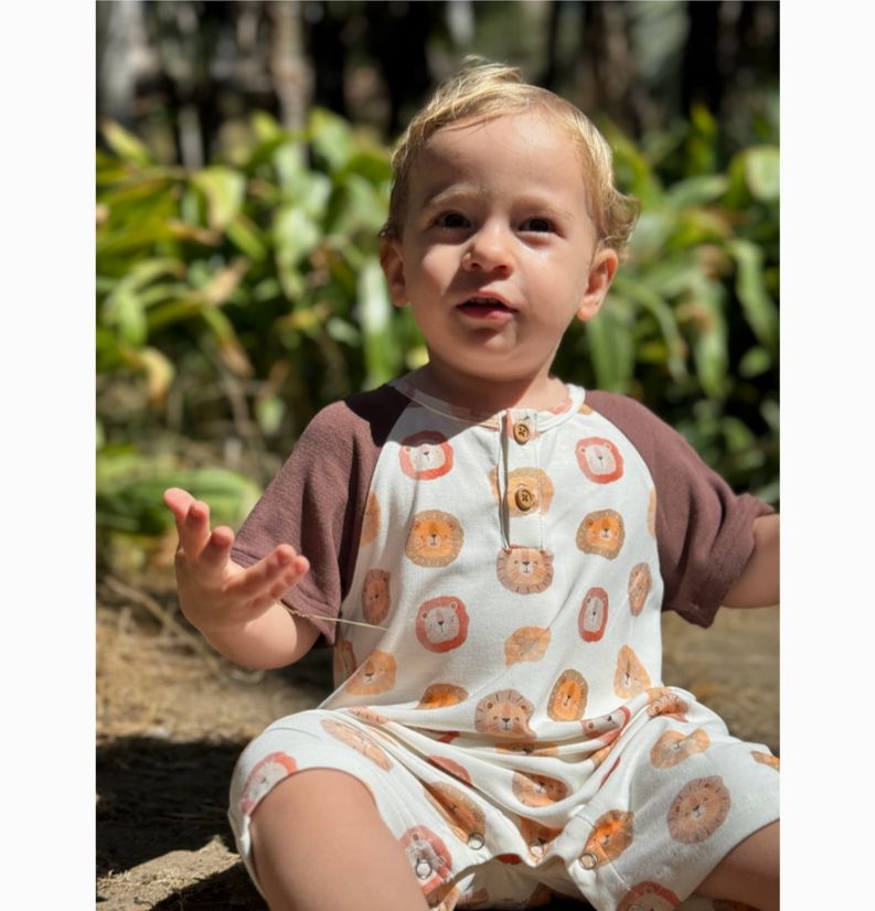 Flinn Romper - Lions