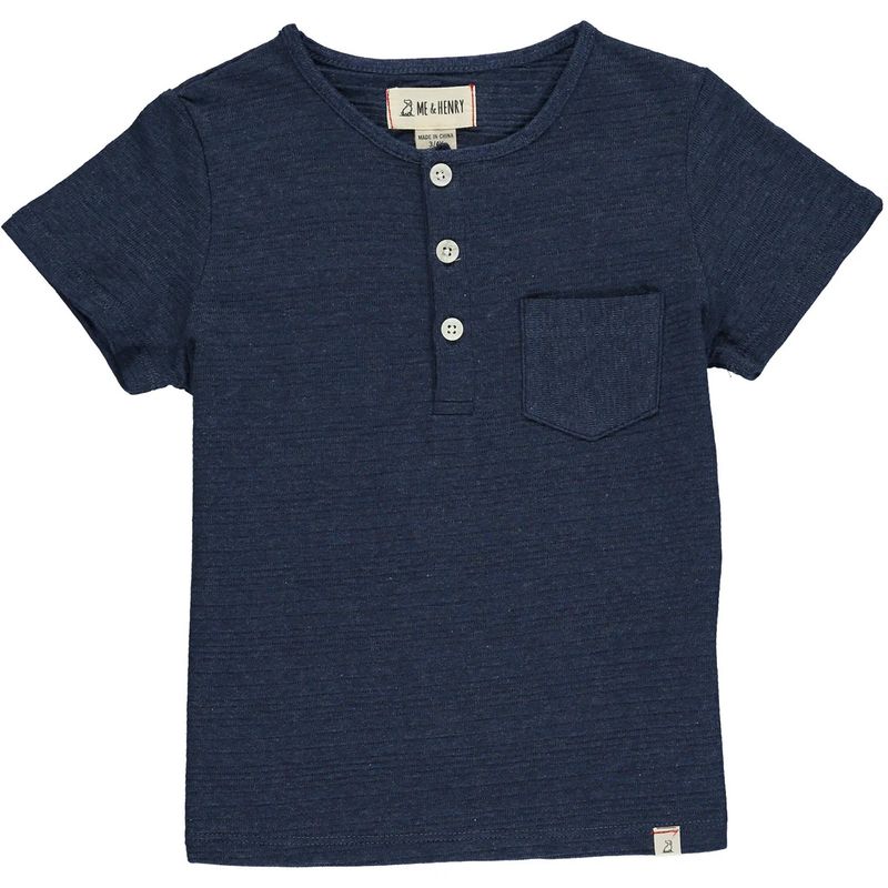 Boardwalk Henley Tee - Navy