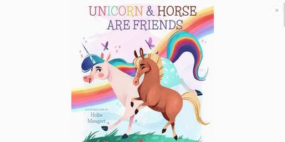 Unicorn &amp; Horse Are Friends Board Book