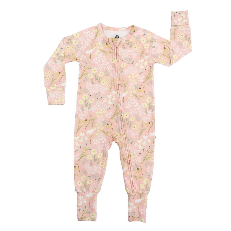 Spring Meadow Bamboo Convertible Footie