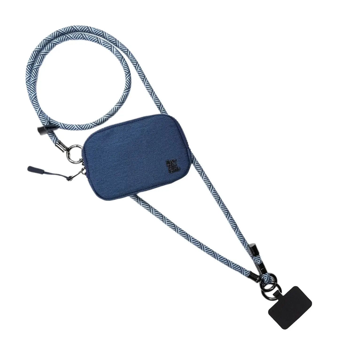 Active Crossbody W/Rfid Pouch Single Rope - Navy