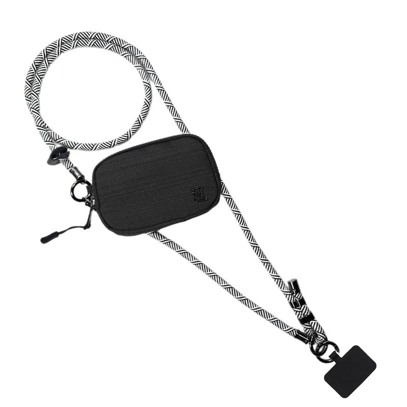 STG Active Crossbody W/RFID Pouch  Rope-Black
