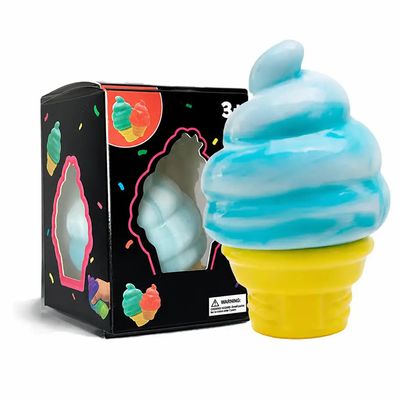 Ice Cream Squishy Soft Slow Rising  Stress Relief Toy  Blue