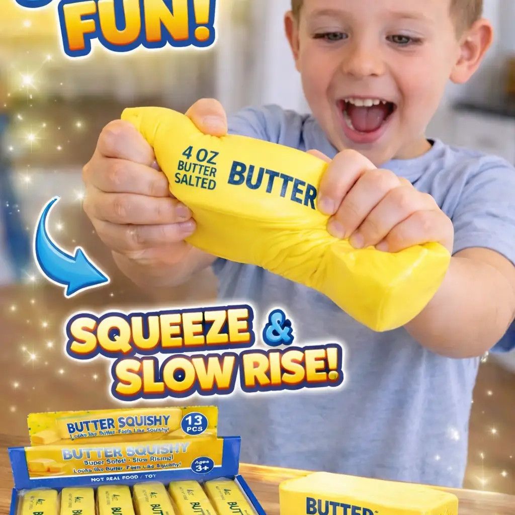 Butter Squishy Toy