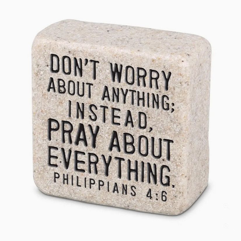 Scripture Stone-Pray