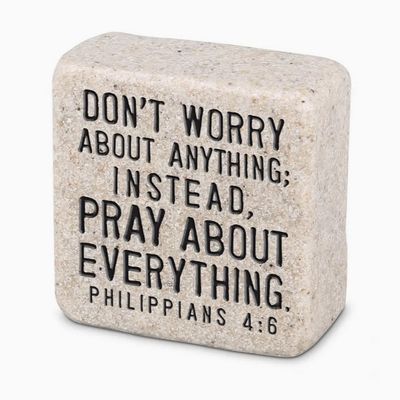Scripture Stone-Pray