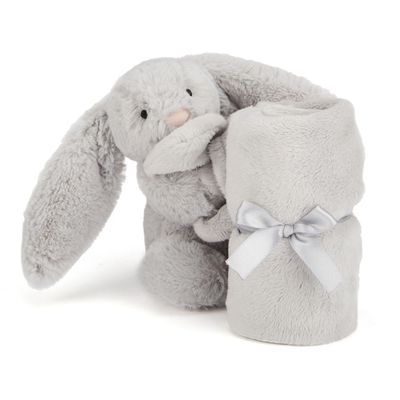 A-95 Bashful Grey Bunny Soother