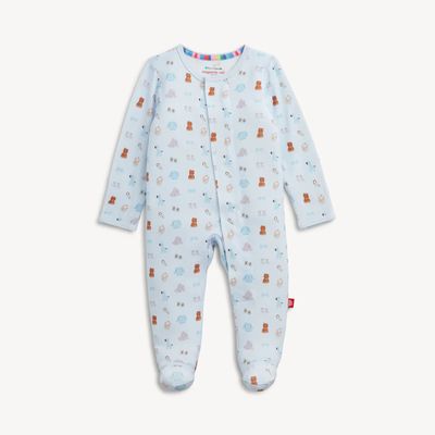 Nursery Nostalgia Blue Modal Footie