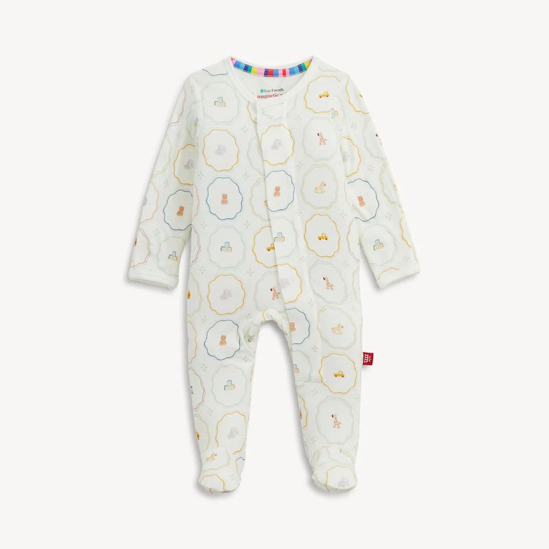 Nursery Magic Cream Modal Footie