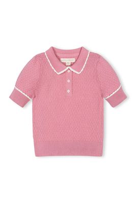 Organic Peter Pan Sweater - Rose Pink
