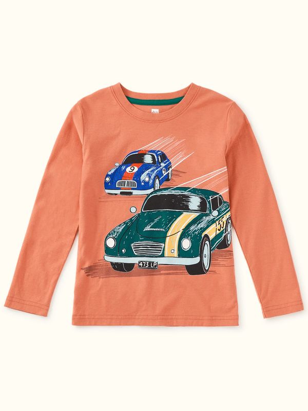 British Racer Graphic Tee-Copper