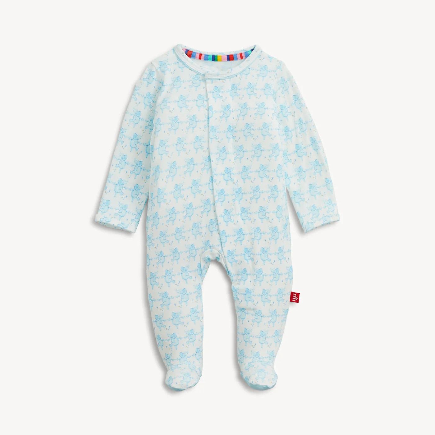 Trunkettes Blue Modal Footie, Size: Preemie