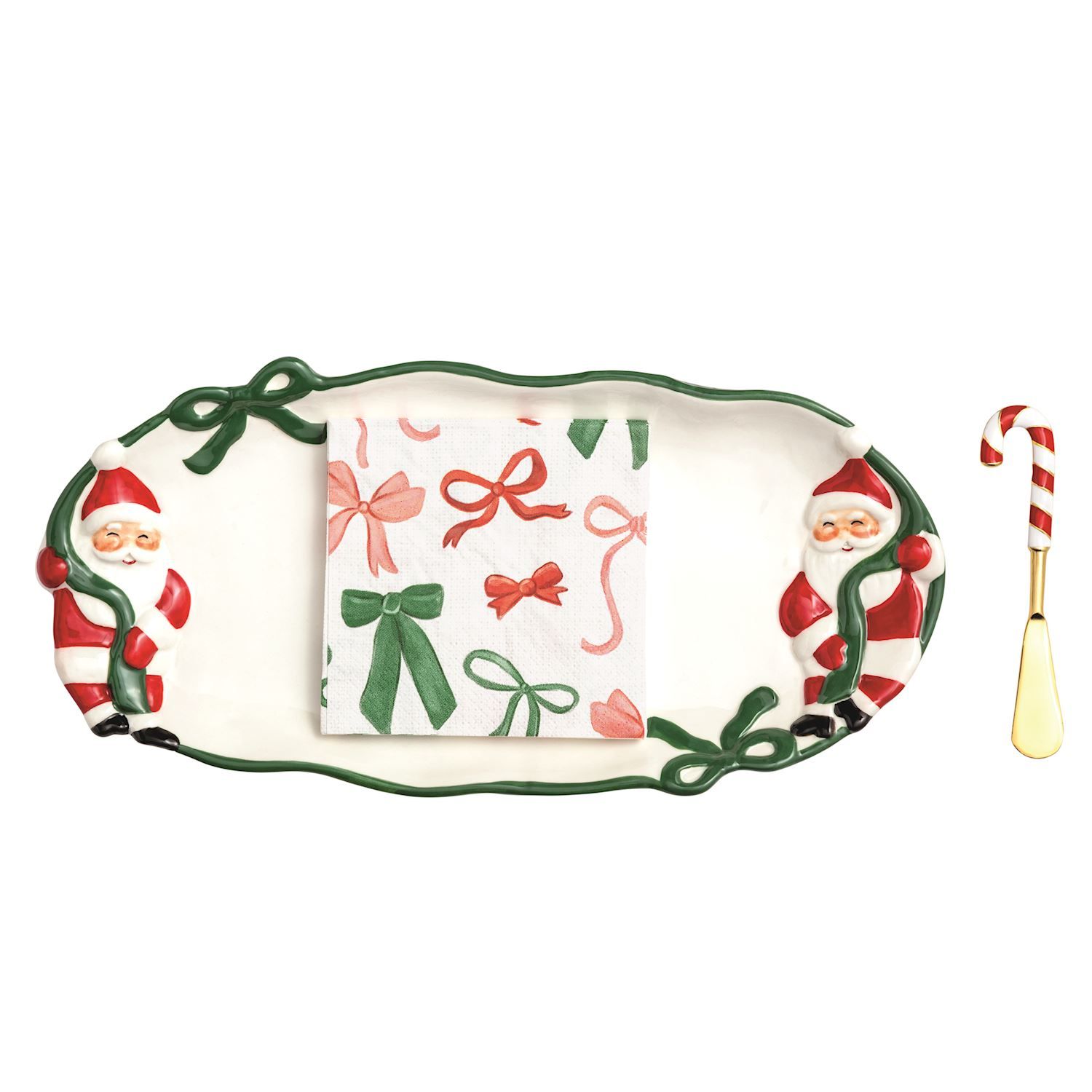 Santa Bow Hostess Set