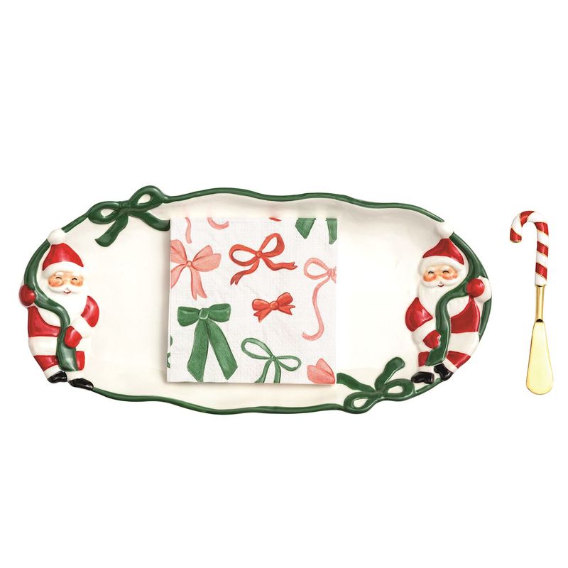 Santa Bow Hostess Set