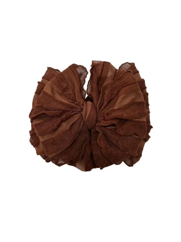Chestnut Ruffled Headband