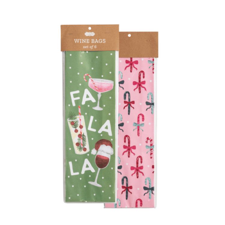 FaLaLa Xmas Paper Wine Bag