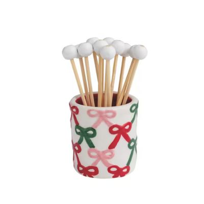 Repeat Bow  Toothpick Holder