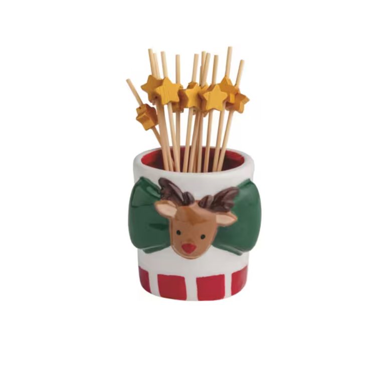 Reindeer Toothpick Holder