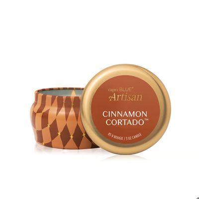 Capri Blue Artisan 3oz Tin-Cinnamon Cortado