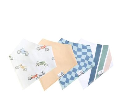 4 pk Bandana Bib Set - Ryder