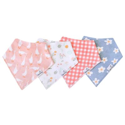 4 pk Bandana Bib Set - Goosie