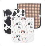 3 pk Burp Cloth Set - Jo