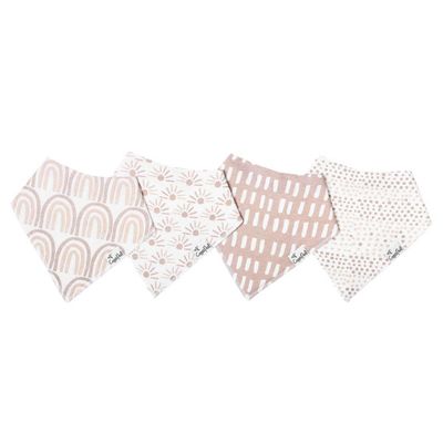 4 pk Bandana Bib Set - Bliss