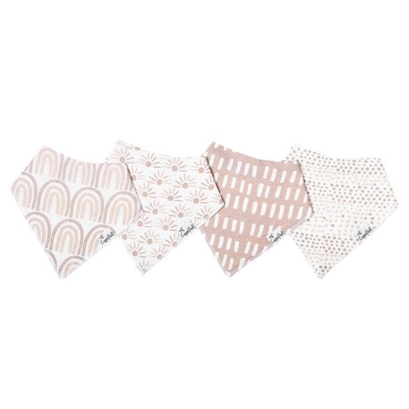 4 pk Bandana Bib Set - Bliss