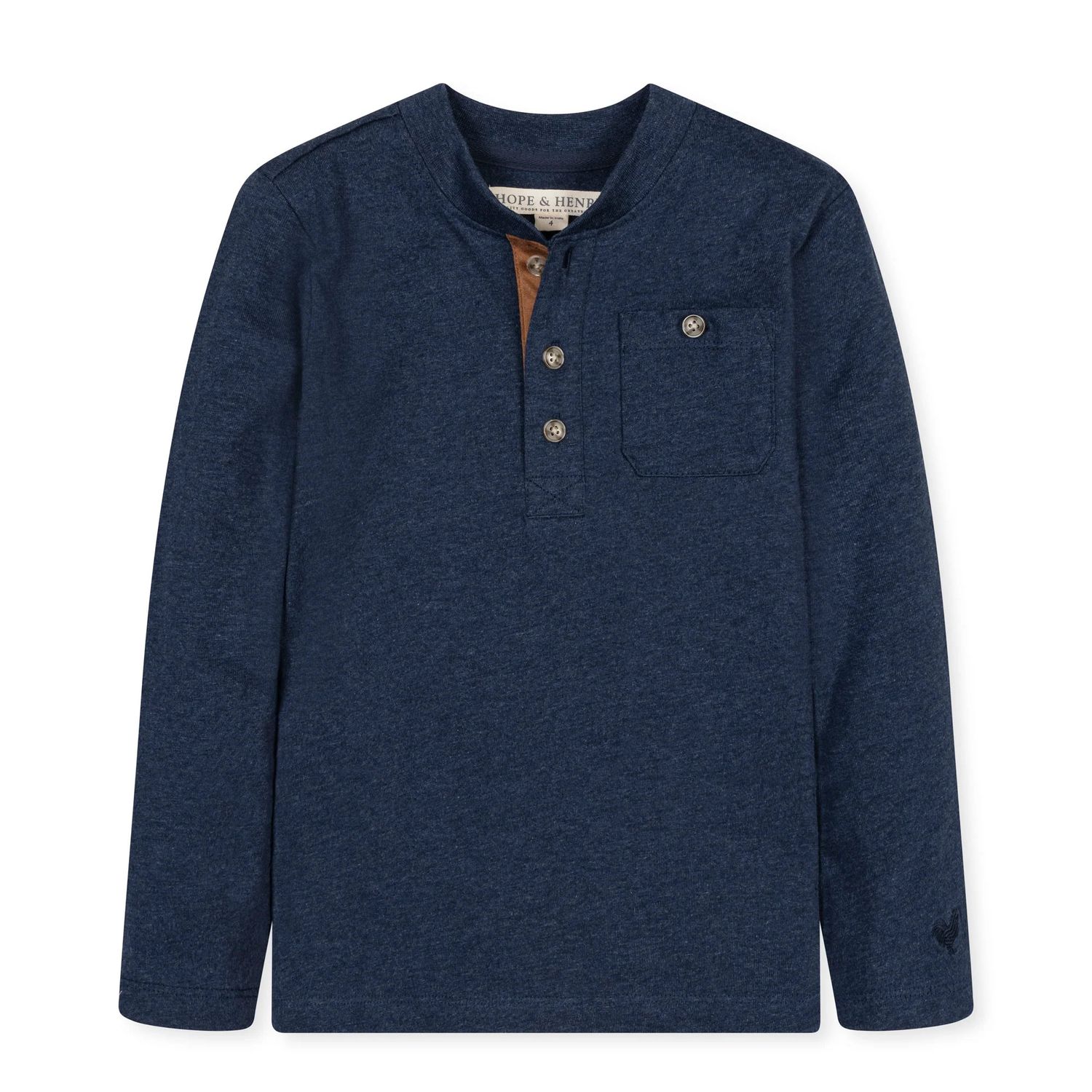 Organic Henley Pocket Tee