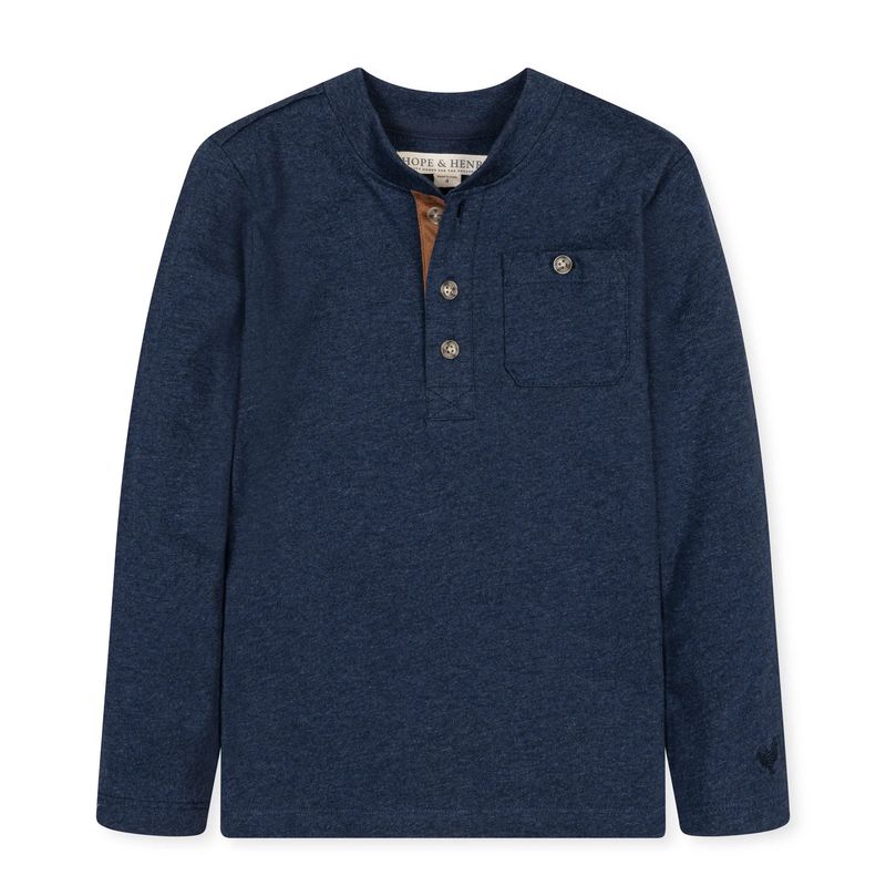 Organic Henley Pocket Tee